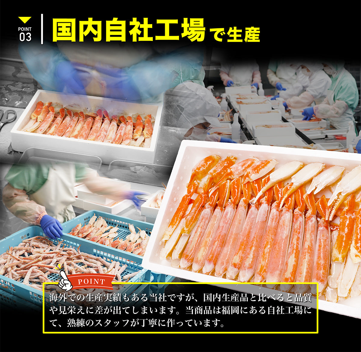 ボイルずわい蟹 ハーフポーション 1.6kg – CRABSTORY公式通販｜株式