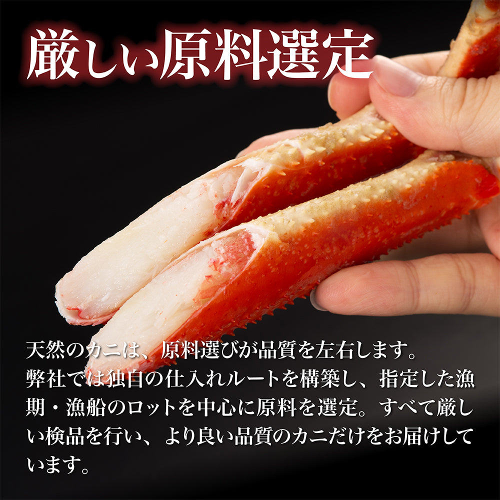 ボイルおおずわい蟹 セクション 2kg – CRABSTORY公式通販｜株式会社TM