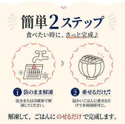 3種から選べる 海鮮漬け丼セット 10袋入り